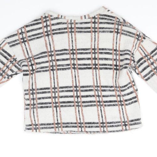 New Look Womens White   Pullover Jumper Size S