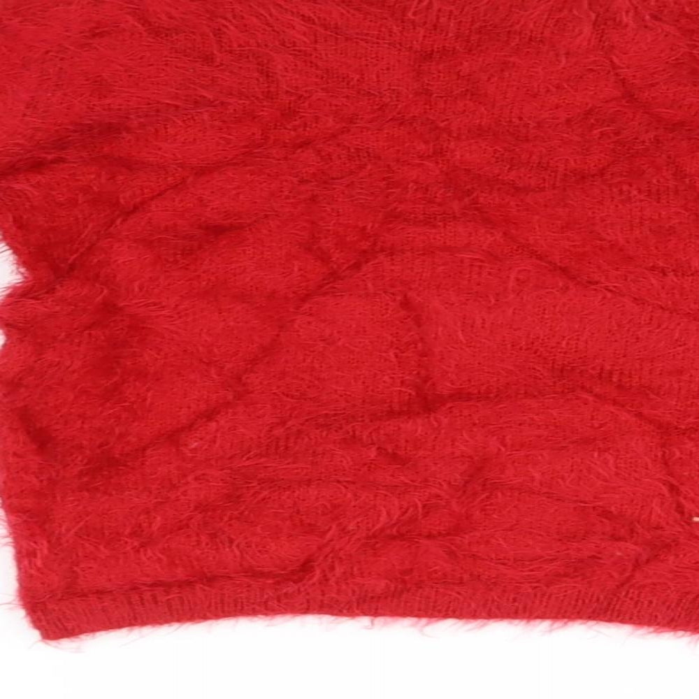 Lupilu Girls Red   Pullover Jumper Size 5-6 Years