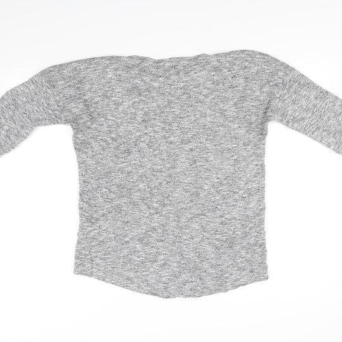 cropp Womens Grey Houndstooth  Basic T-Shirt Size M