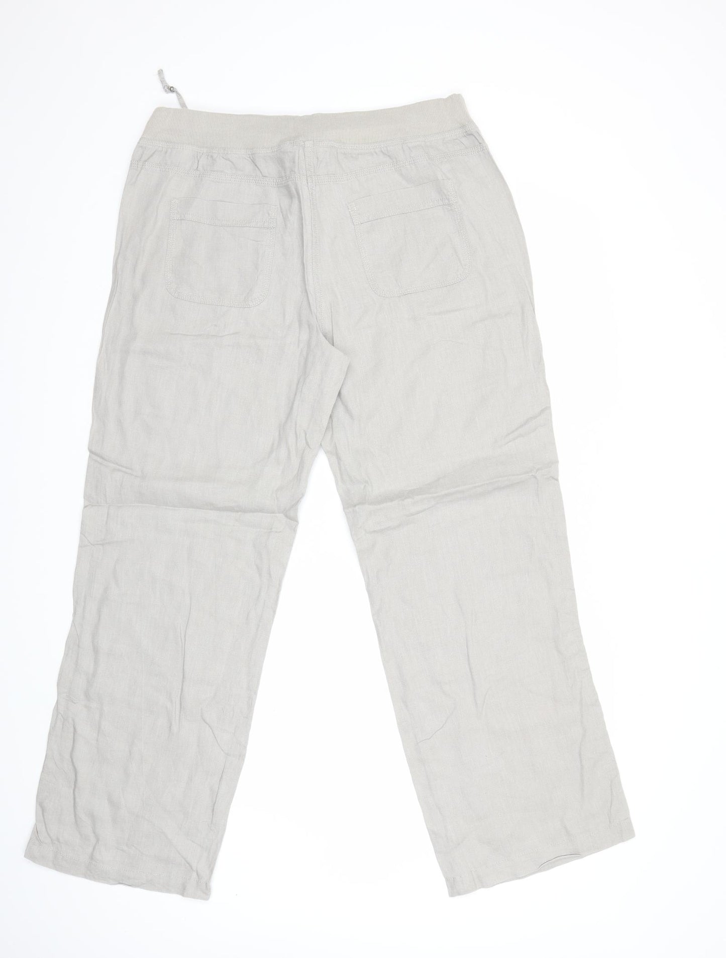 Marks and Spencer Womens Grey   Trousers  Size 14 L30 in