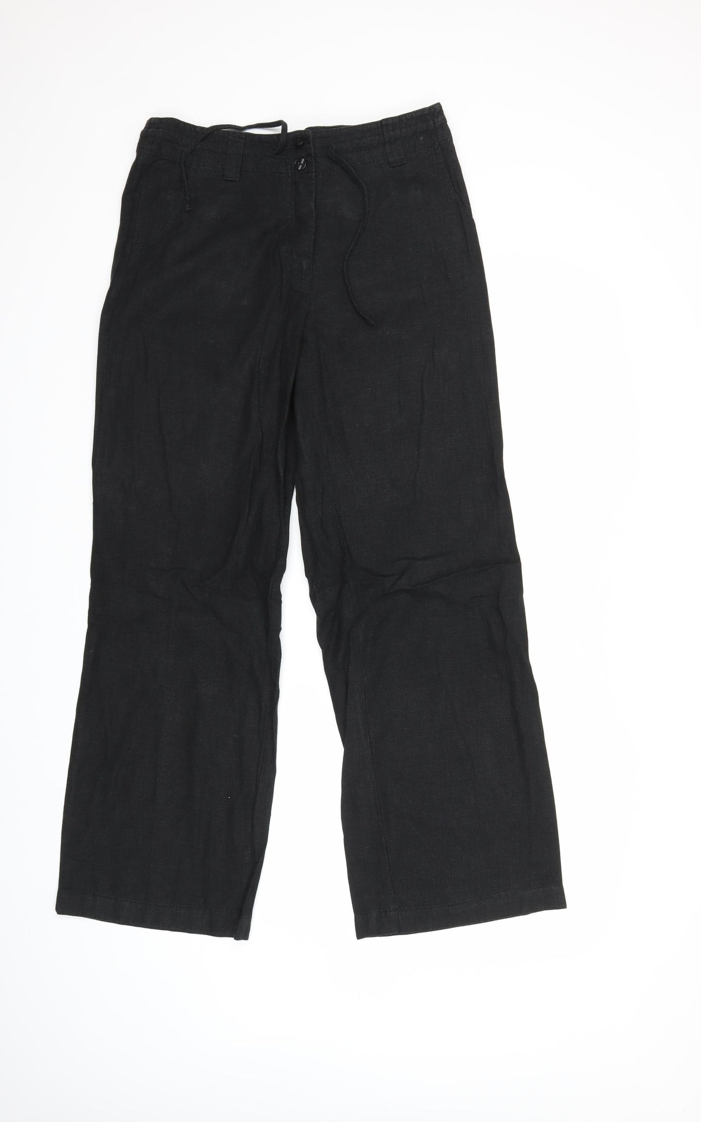 NEXT Womens Black   Trousers  Size 10 L30 in