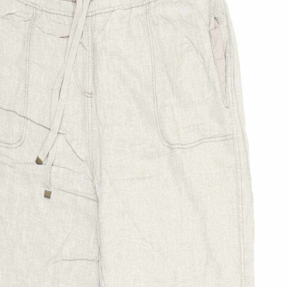 George Womens Beige   Trousers  Size 16 L27 in