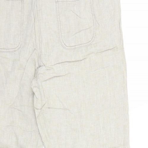 George Womens Beige   Trousers  Size 16 L27 in