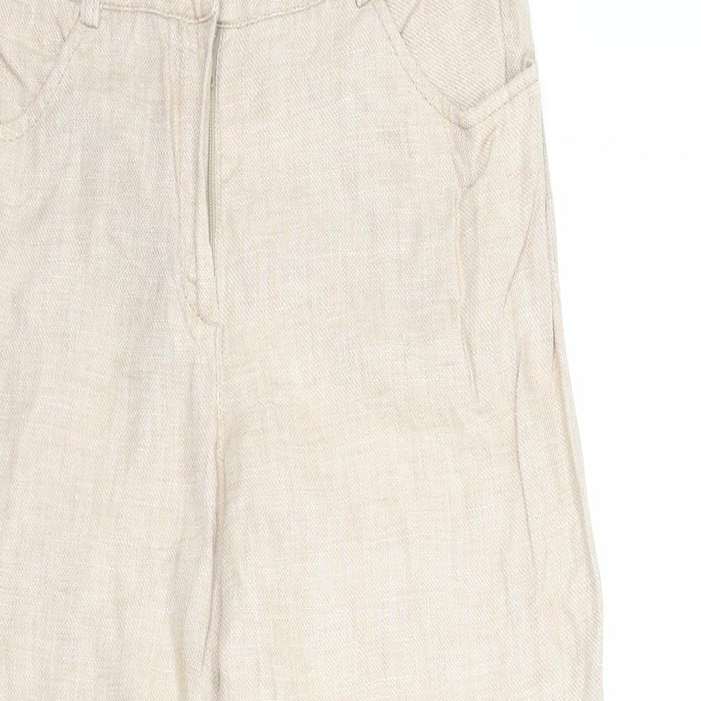 NEXT Womens Beige   Trousers  Size 10 L29 in