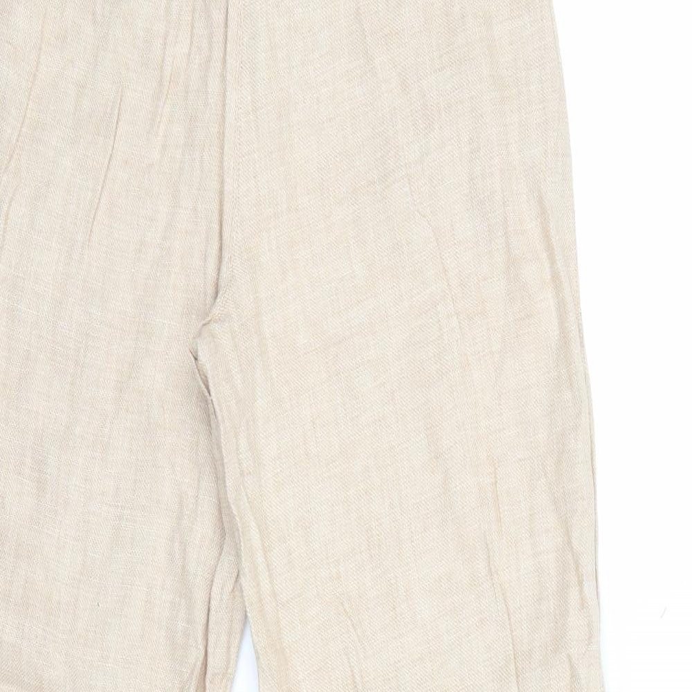 NEXT Womens Beige   Trousers  Size 10 L29 in