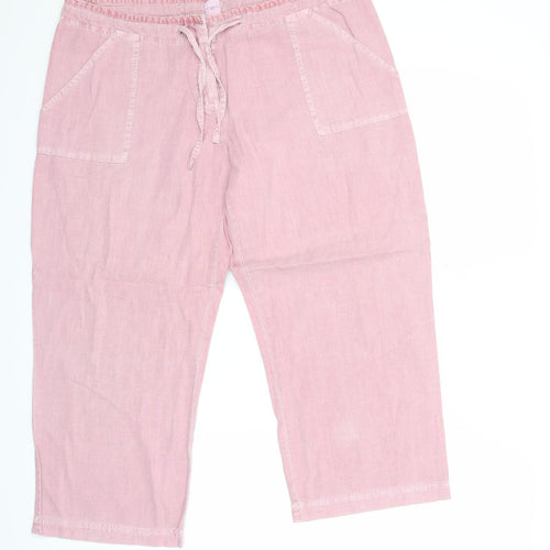 New Look Womens Pink   Trousers  Size 34 in L28 in
