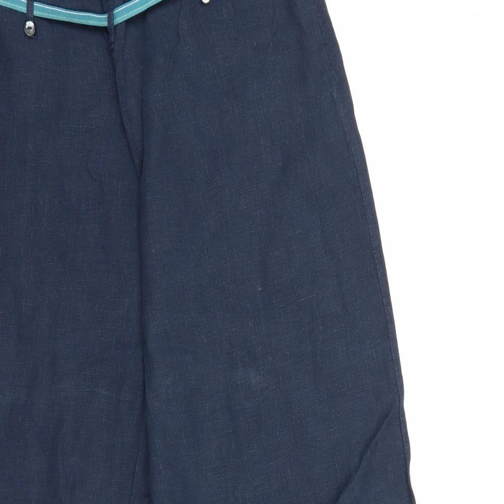 White Stuff Womens Blue   Trousers  Size 10 L31 in