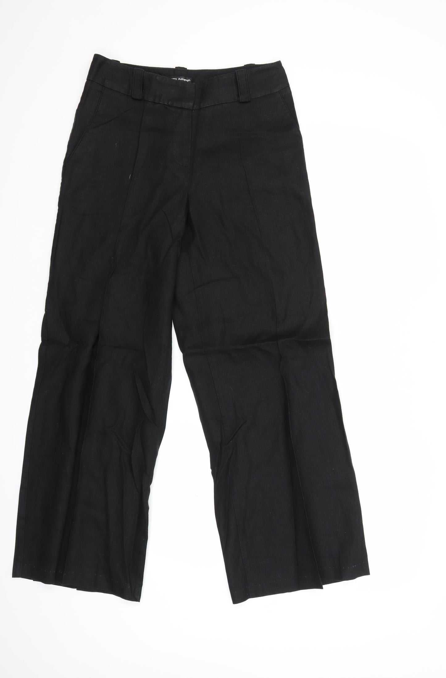 Marks and Spencer Womens Black   Trousers  Size 10 L29 in