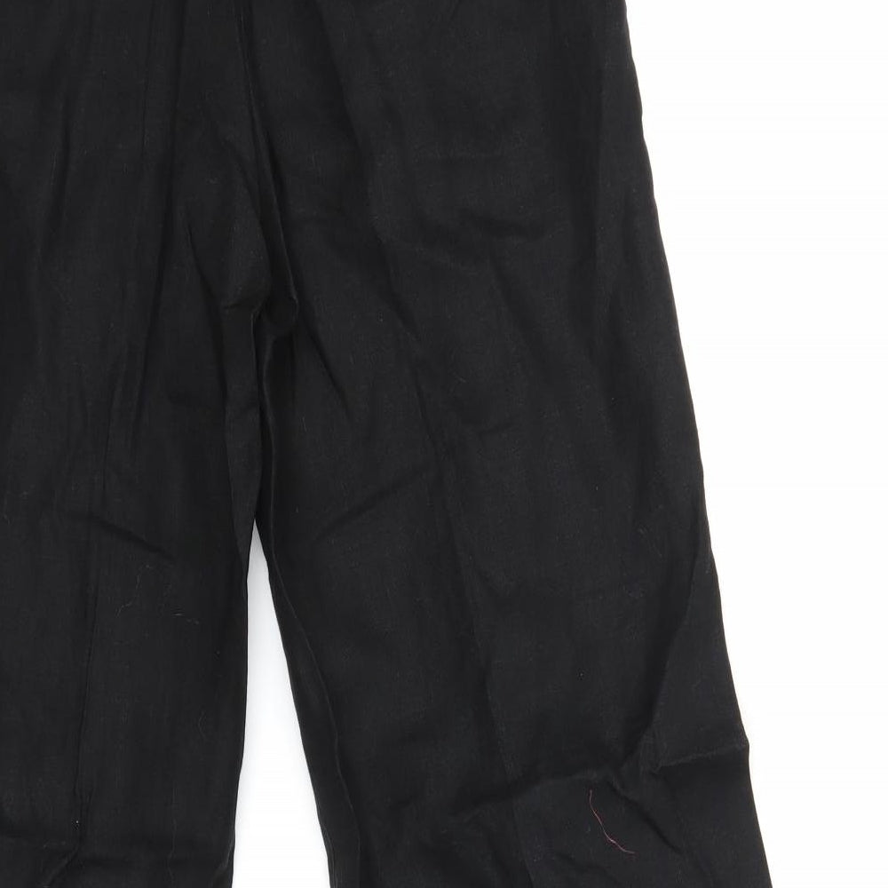 Marks and Spencer Womens Black   Trousers  Size 10 L29 in