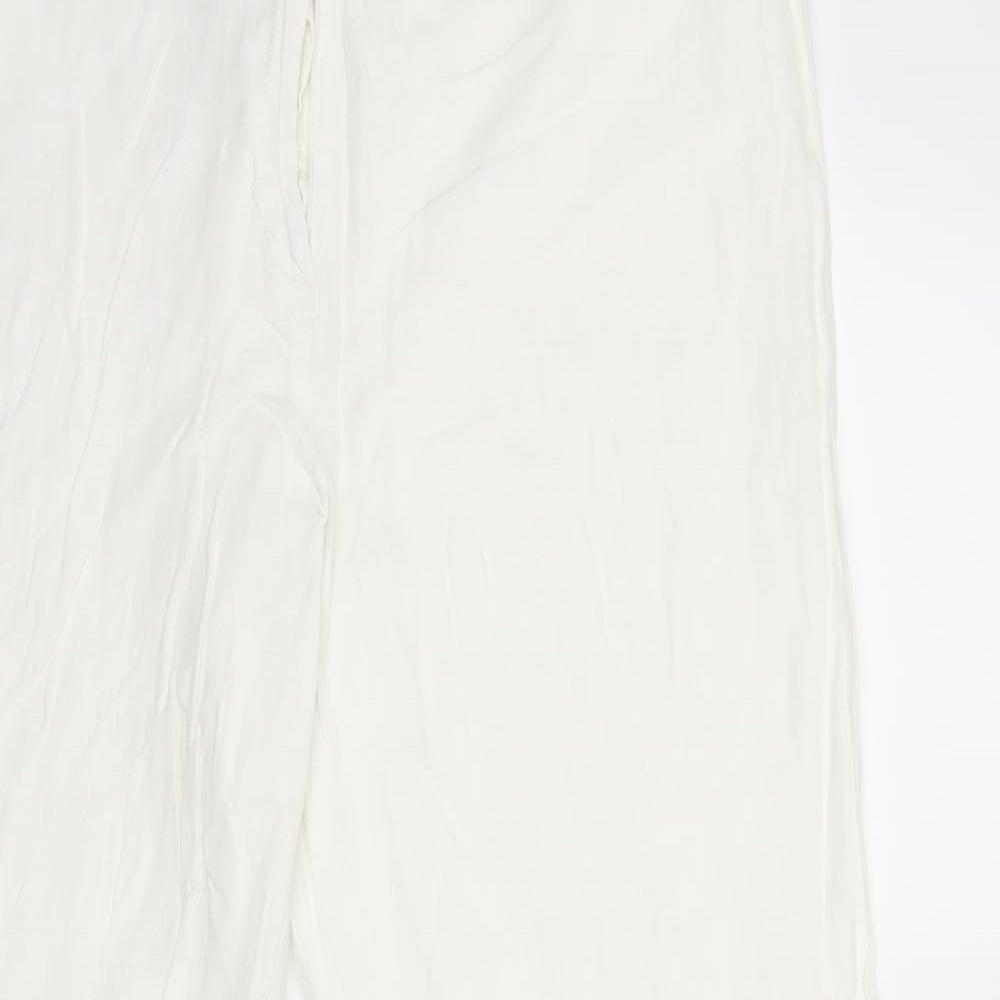 Marks and Spencer Womens White   Trousers  Size 36 in L30 in