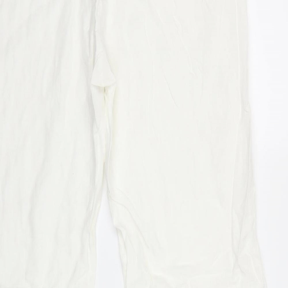 Marks and Spencer Womens White   Trousers  Size 36 in L30 in