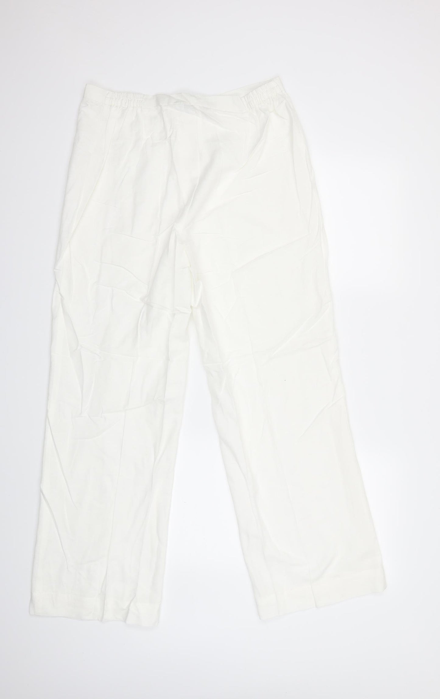 Joanna Hope Womens White   Trousers  Size 14 L30 in