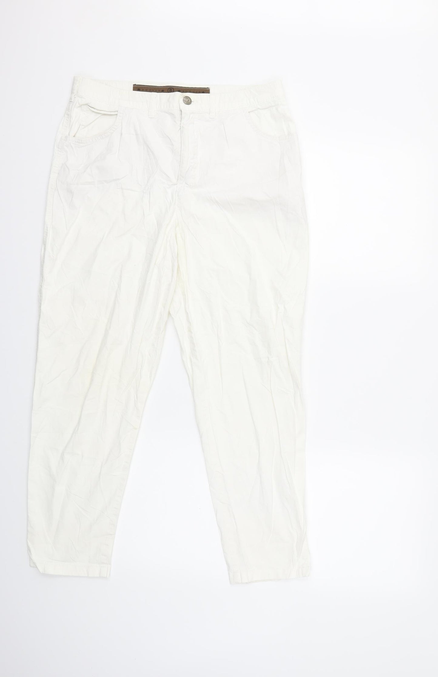 Bogner Womens White   Trousers  Size 32 in L25 in