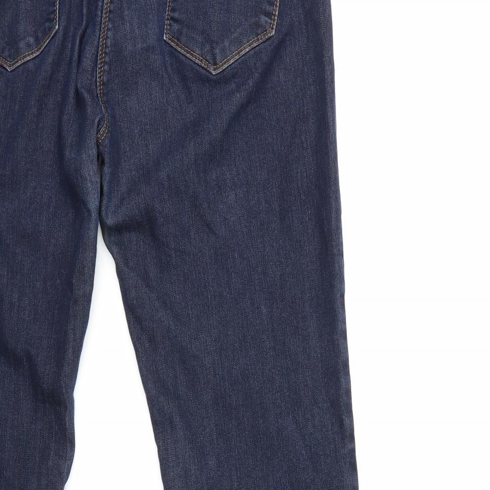 NEXT Womens Blue  Denim Flared Jeans Size 16 L29 in