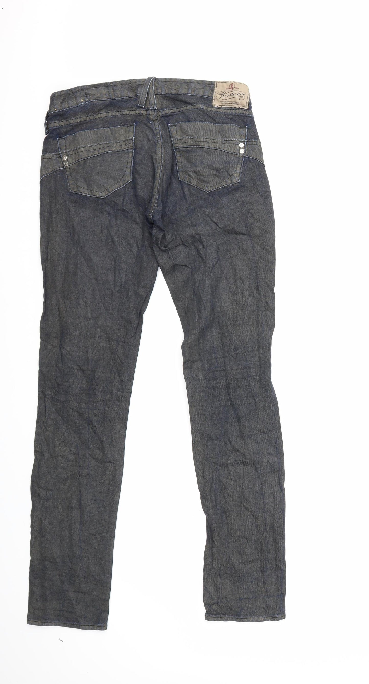 Herrlicher Mens Blue  Denim Straight Jeans Size 28 in L32 in