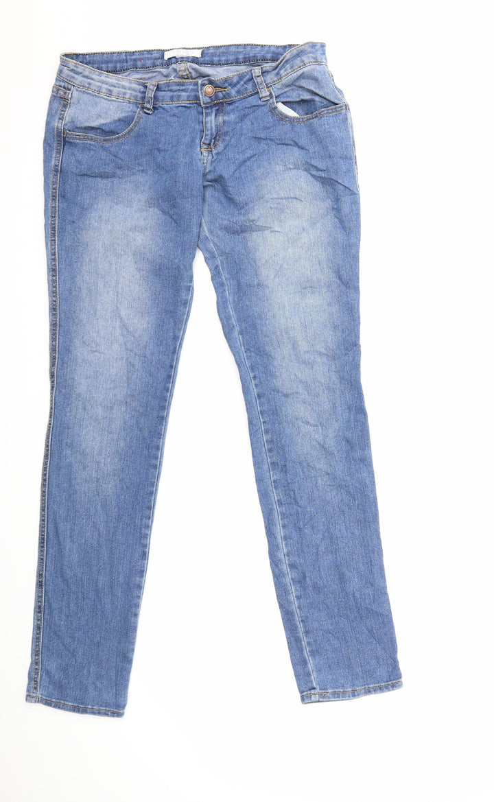 Amisu Womens Blue  Denim Skinny Jeans Size 28 in L32 in