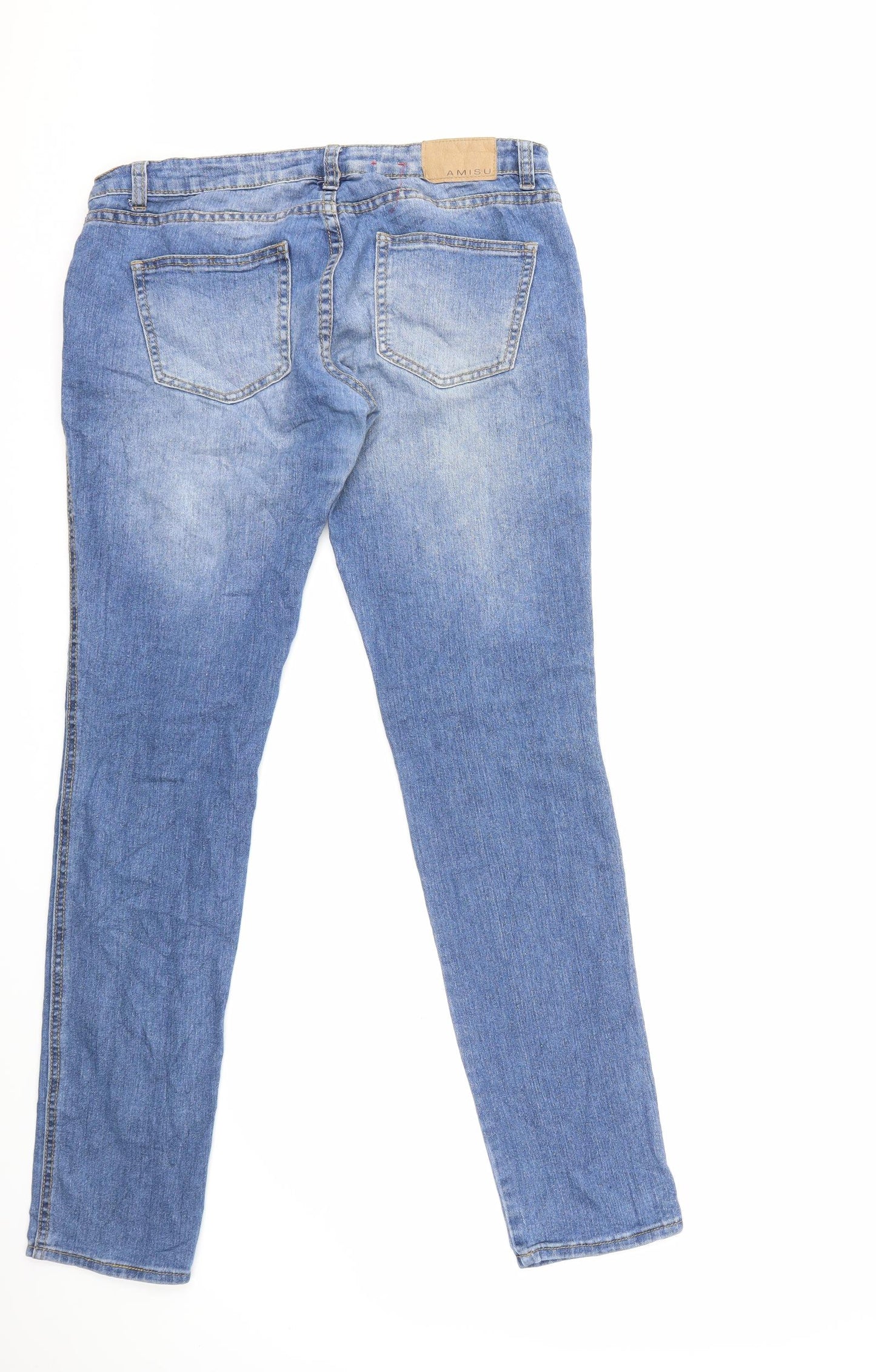 Amisu Womens Blue  Denim Skinny Jeans Size 28 in L32 in