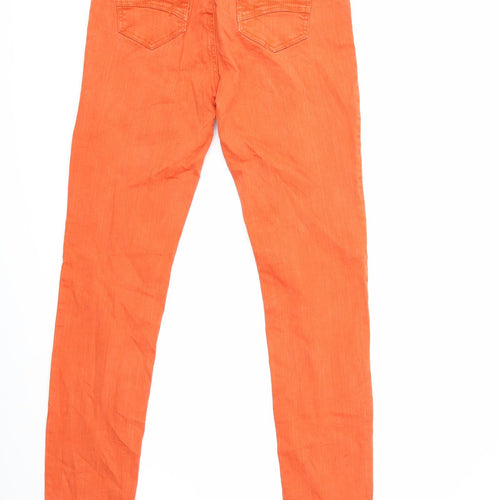 Street One Womens Orange  Denim Skinny Jeans Size 30 in L30 in