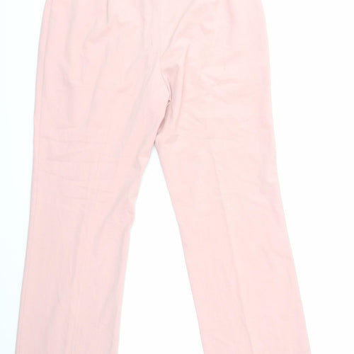EMOTIONS Womens Pink   Trousers  Size 16 L31 in