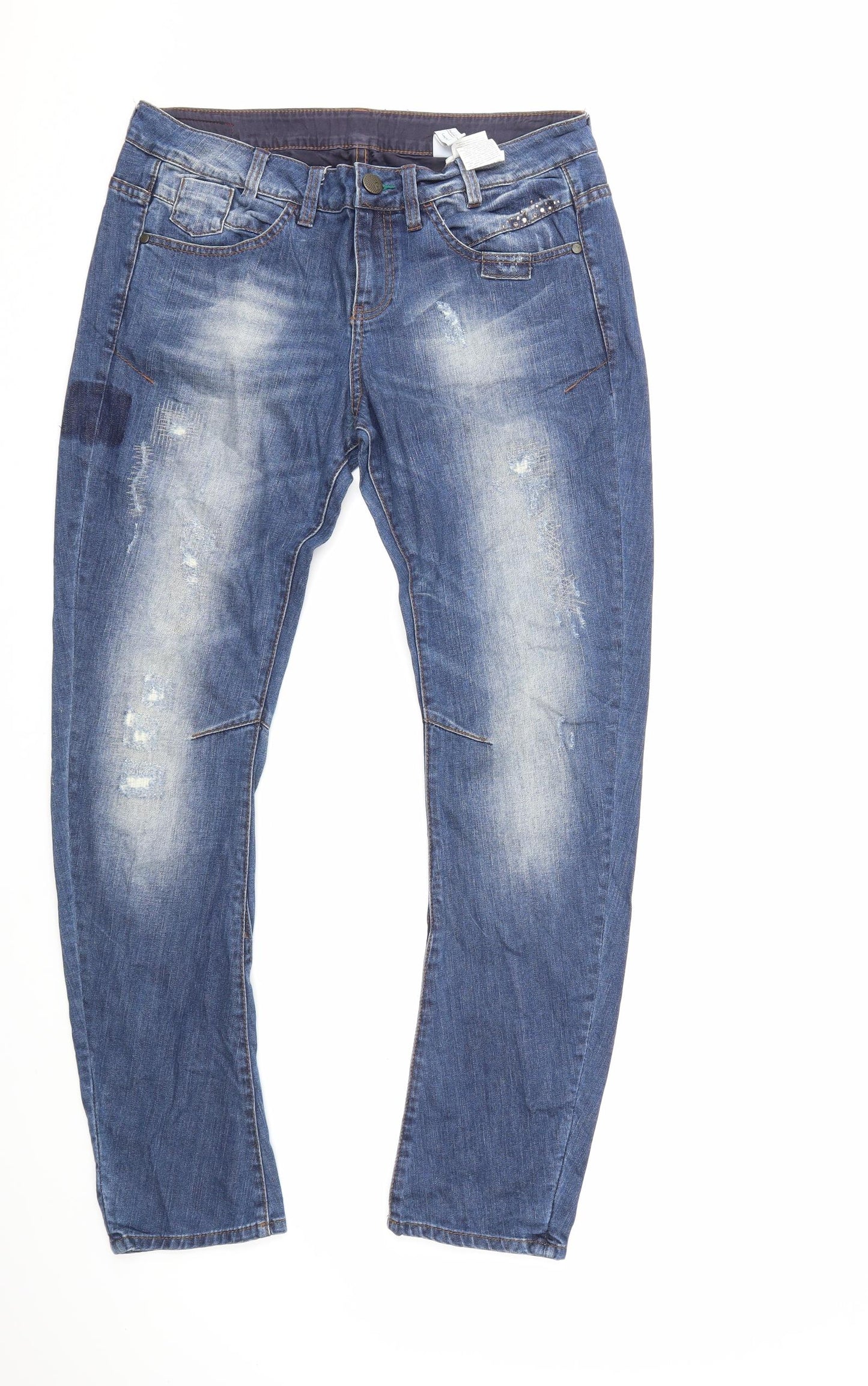 s.Oliver Womens Blue  Denim Straight Jeans Size 40 in L32 in