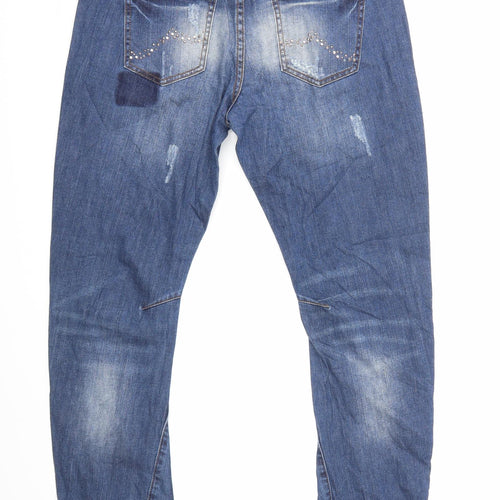 s.Oliver Womens Blue  Denim Straight Jeans Size 40 in L32 in