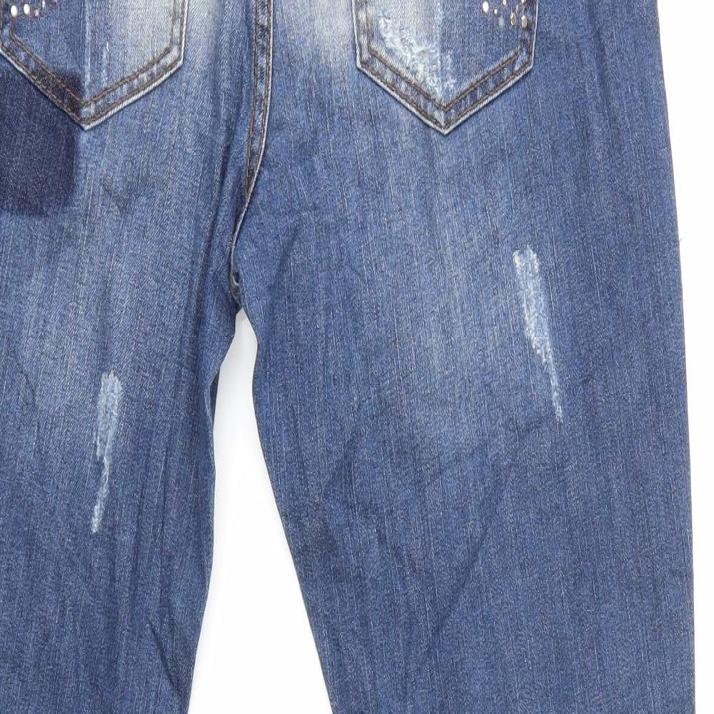 s.Oliver Womens Blue  Denim Straight Jeans Size 40 in L32 in