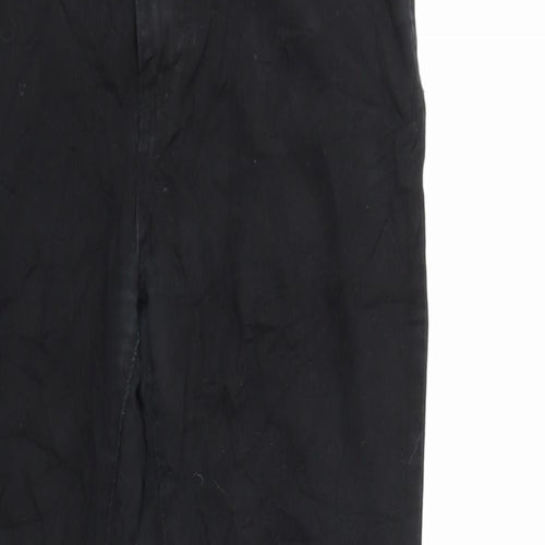 Only Womens Black  Denim Straight Jeans Size 44 in L32 in