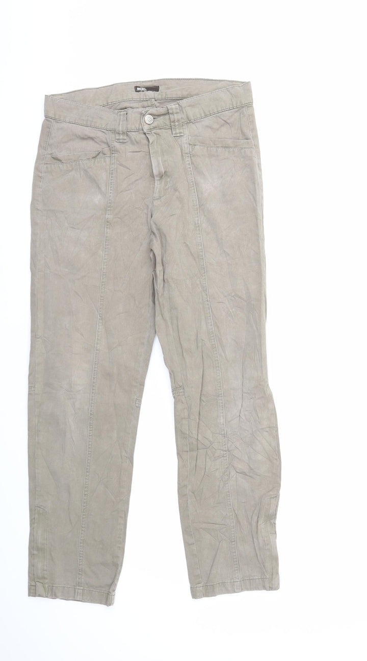 Angie Womens Green Denim Skinny Jeans Size 10 L26 in