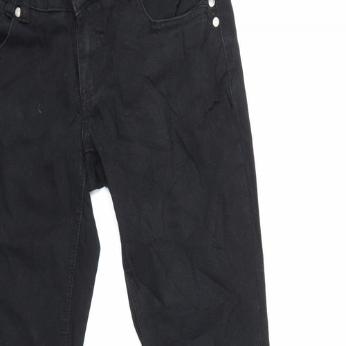 Amisu Womens Black  Denim Skinny Jeans Size 27 in L30 in