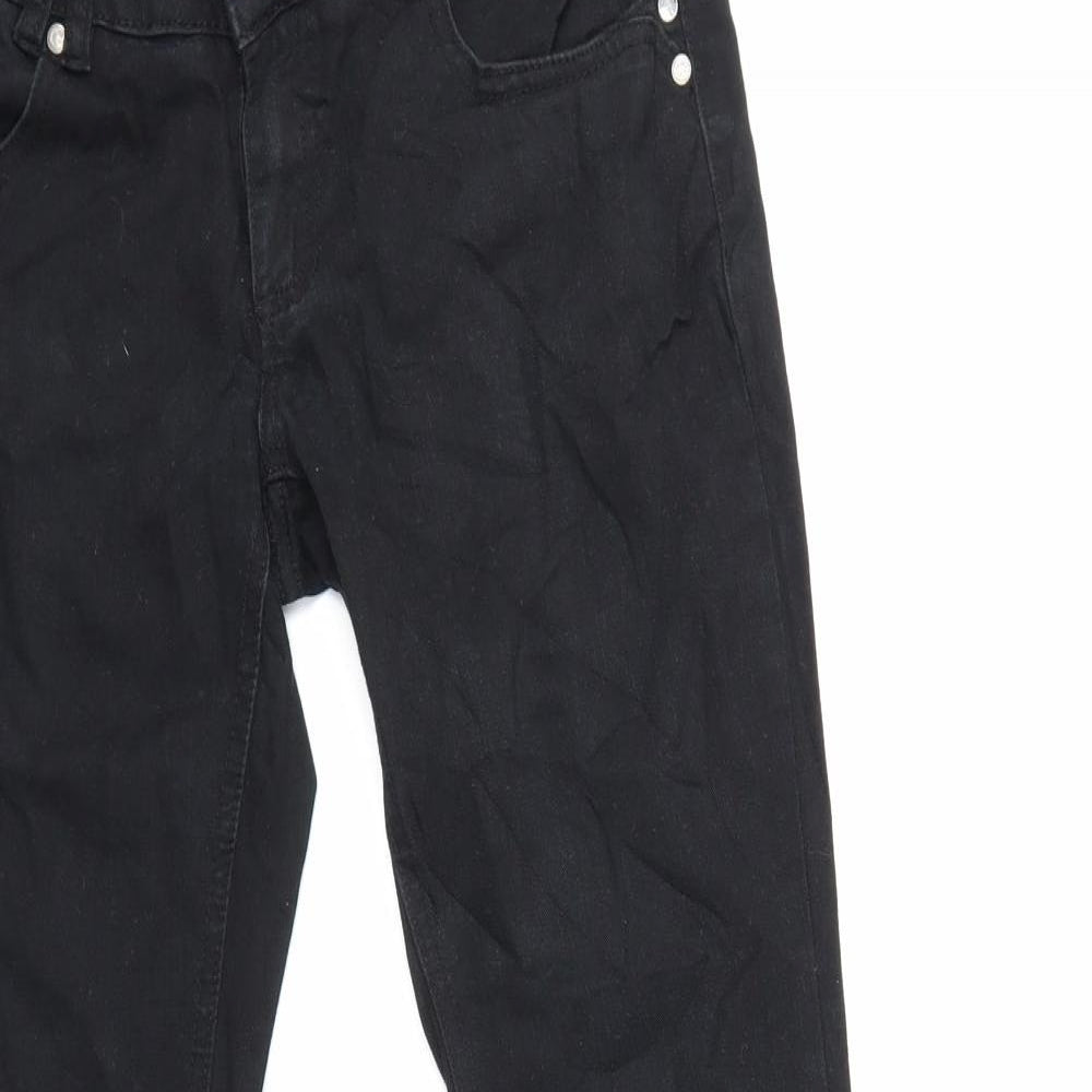 Amisu Womens Black  Denim Skinny Jeans Size 27 in L30 in