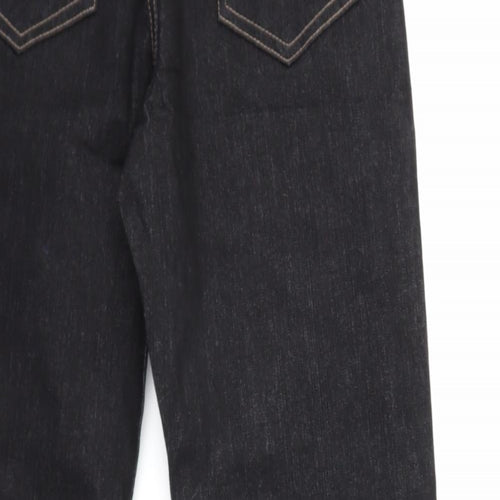 KIMMY Womens Black  Denim Straight Jeans Size 26 in L29 in