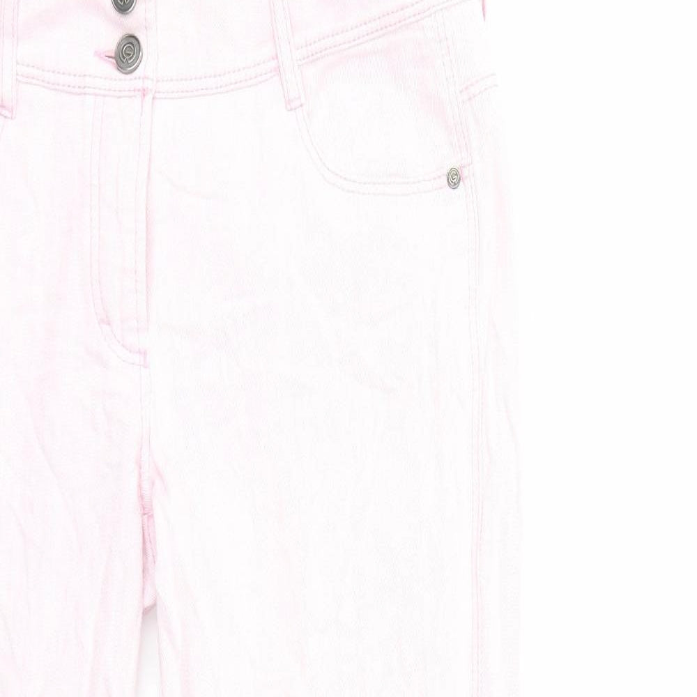 ORWELL Womens Pink  Denim Cropped Jeans Size 32 in L23 in