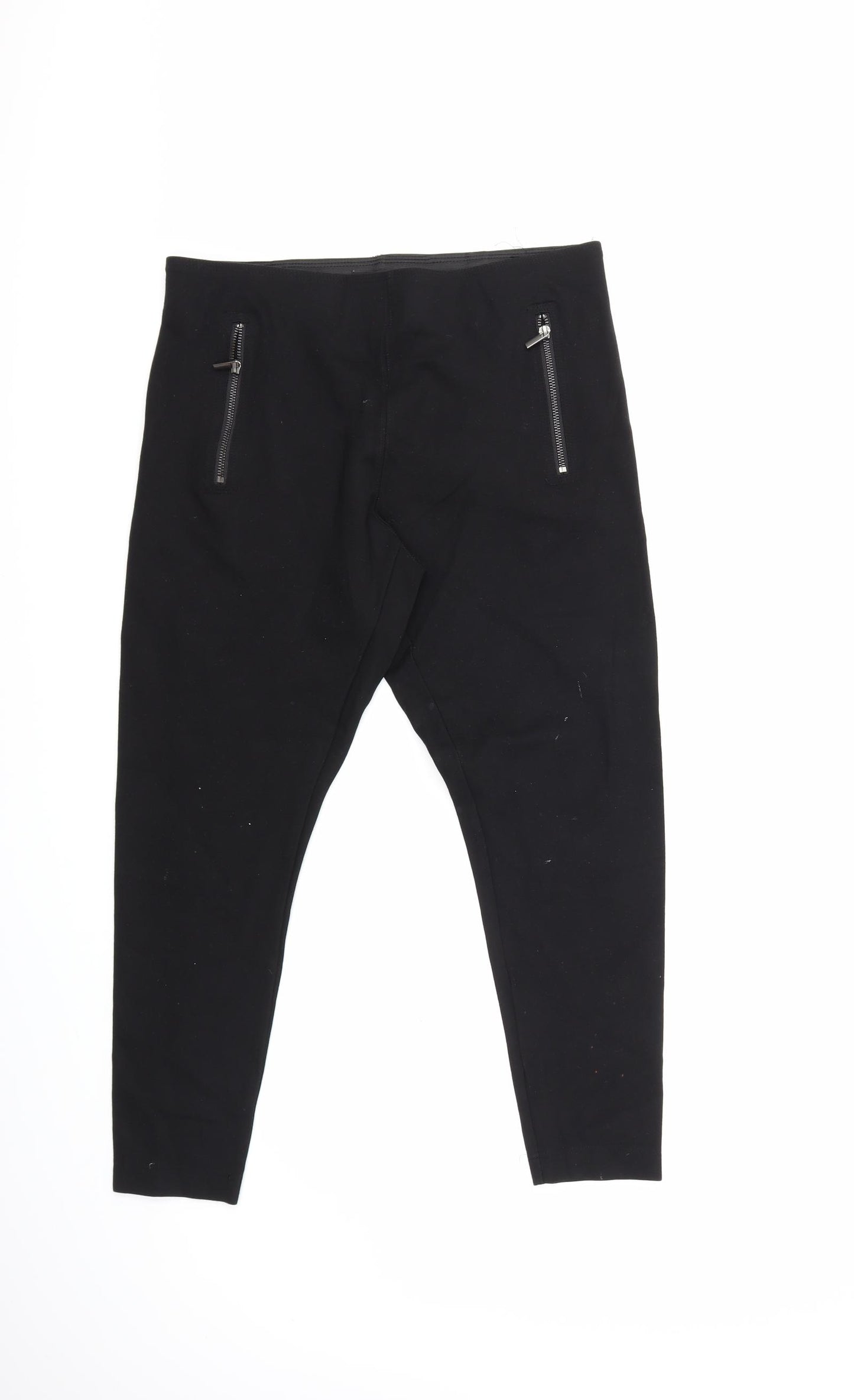 NEXT Womens Black   Trousers  Size 16 L25 in