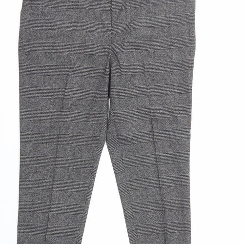Preworn Womens Grey Check  Trousers  Size 36 in L27 in
