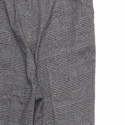 Preworn Womens Grey Check  Trousers  Size 36 in L27 in