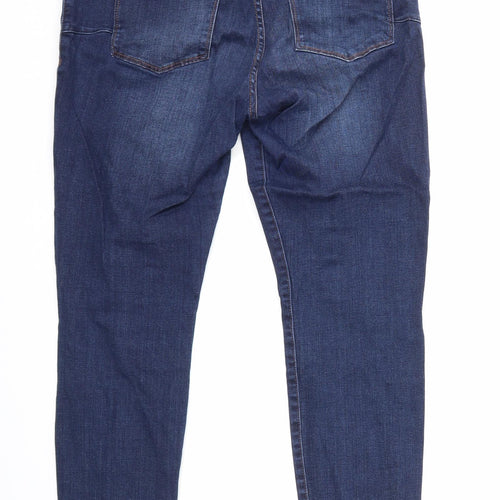 next Womens Blue  Denim Skinny Jeans Size 14 L29 in