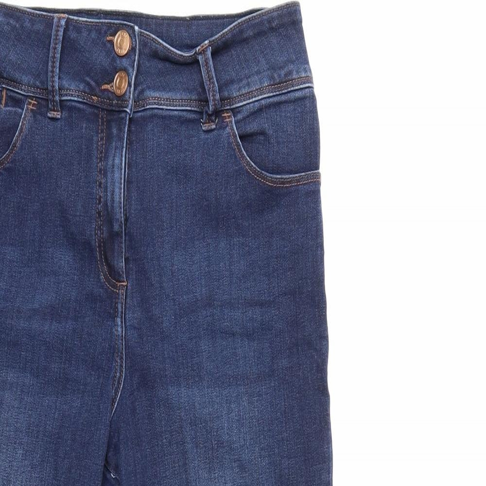 next Womens Blue  Denim Skinny Jeans Size 14 L29 in
