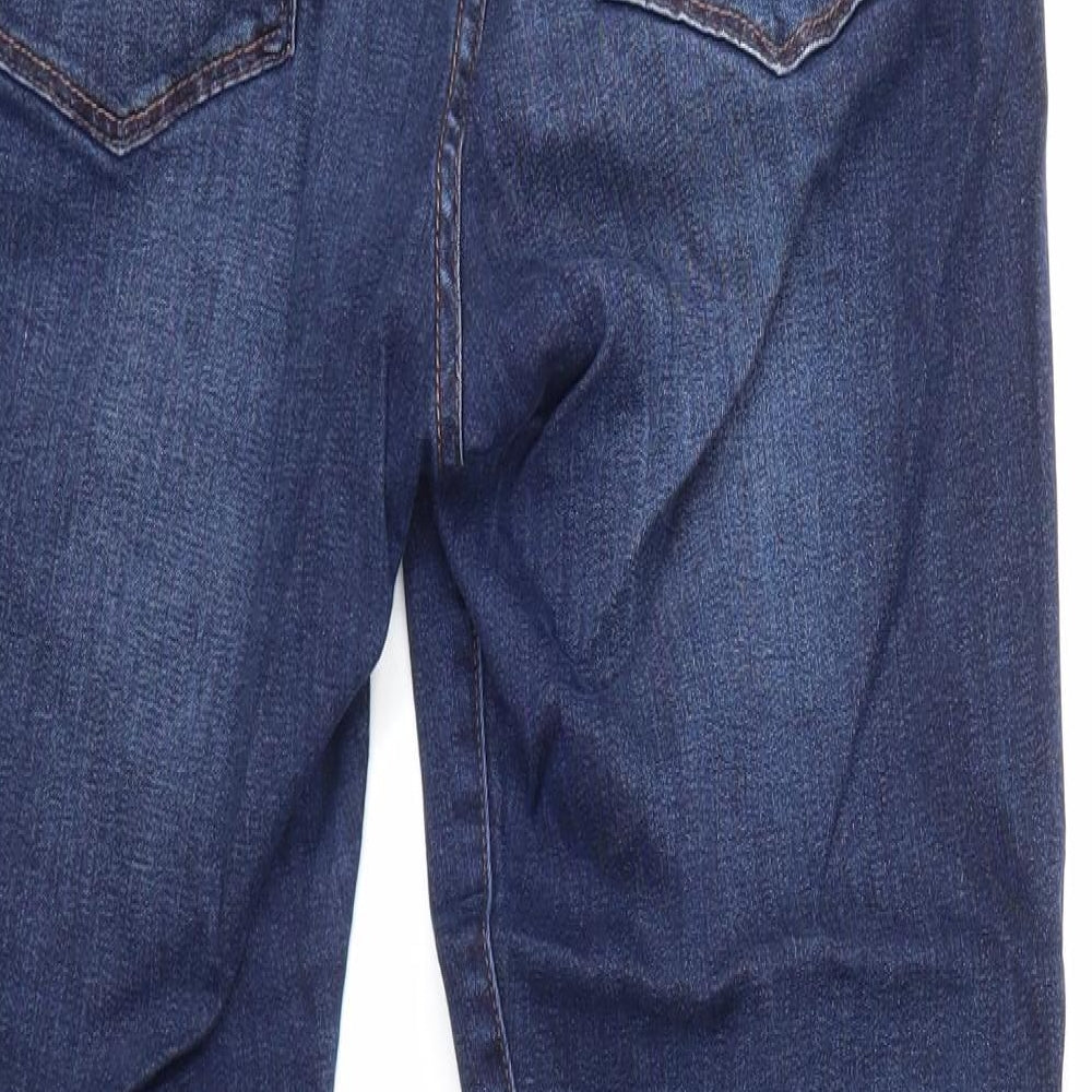 next Womens Blue  Denim Skinny Jeans Size 14 L29 in