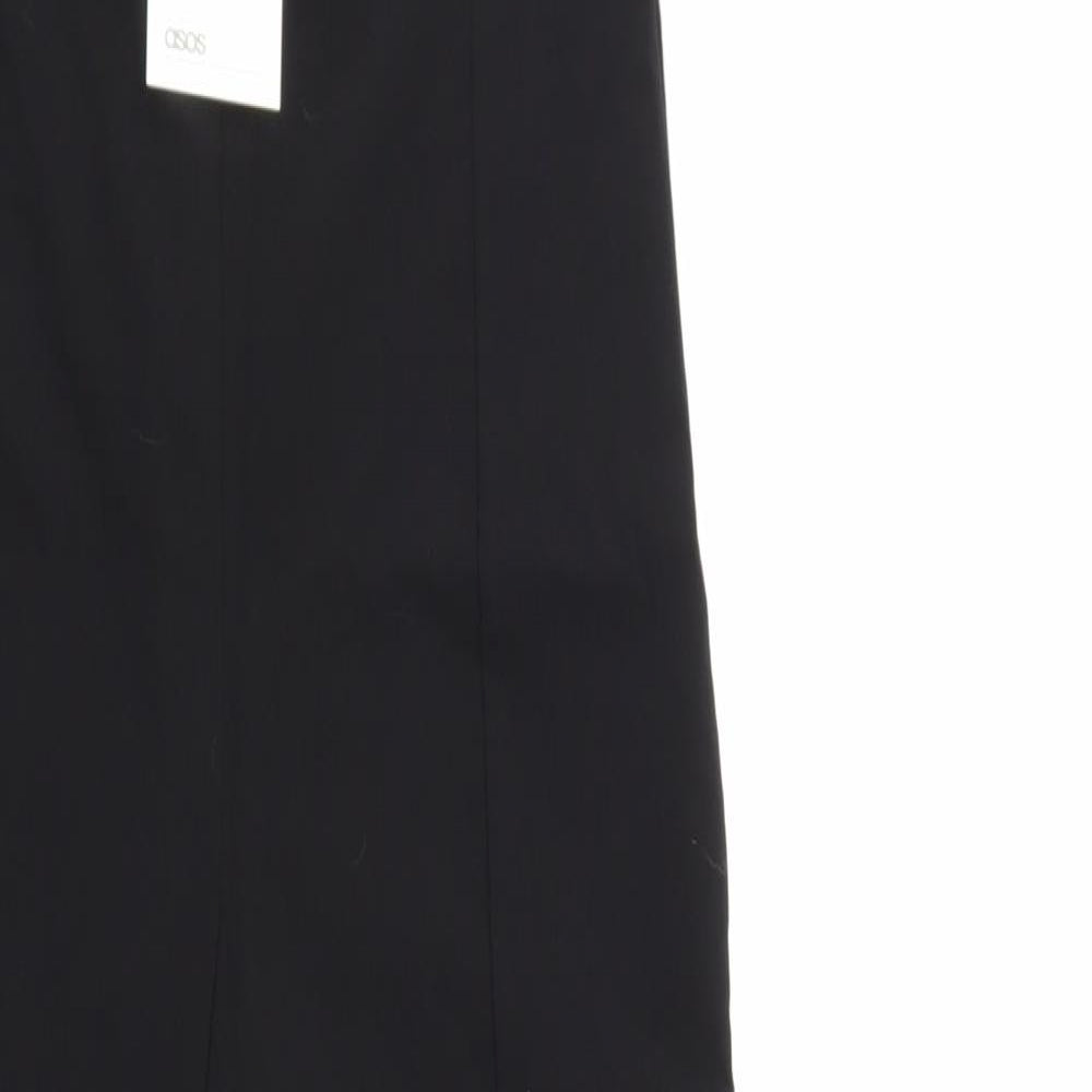 ASOS Womens Black   Trousers  Size 10 L26 in