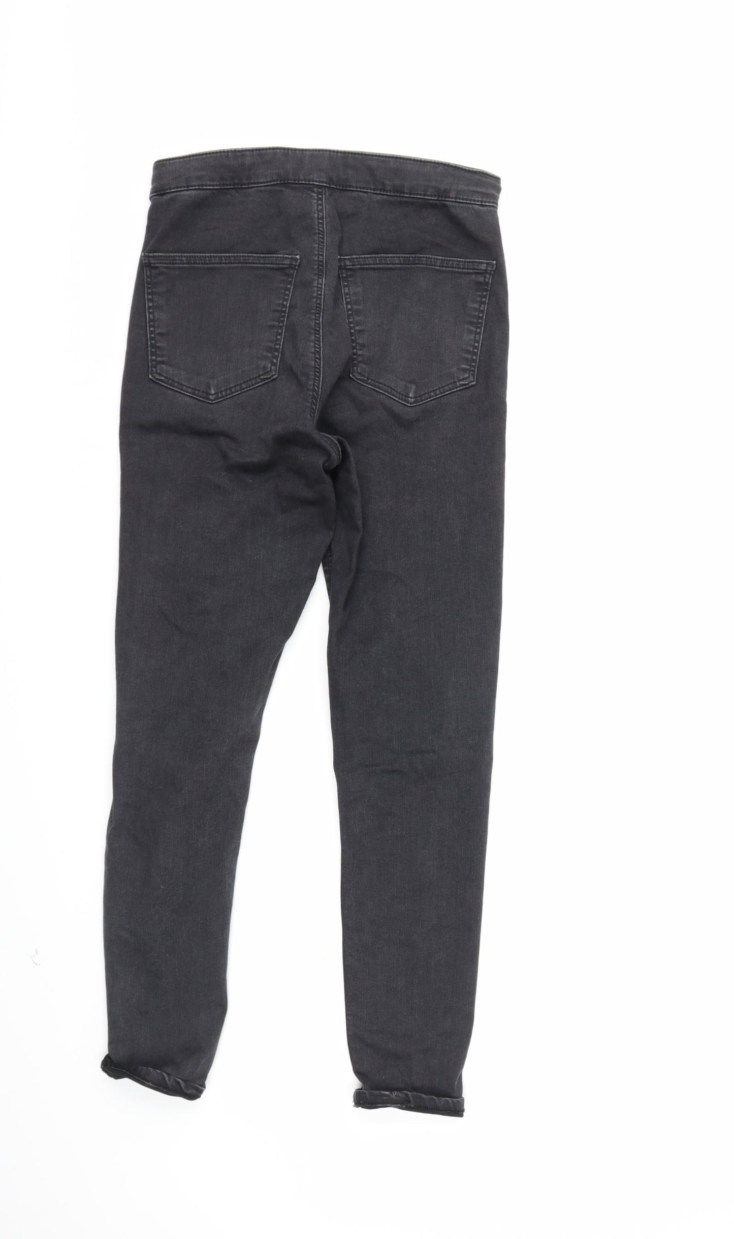 Topshop Mens Grey  Denim Skinny Jeans Size 30 in L30 in - Joni jeans