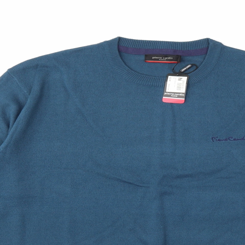 Pierre Cardin Mens Green  Knit Pullover Jumper Size XL