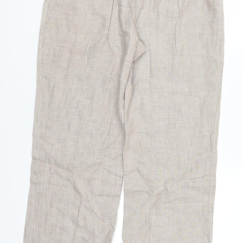 Marks and Spencer Womens Beige   Trousers  Size 12 L30 in