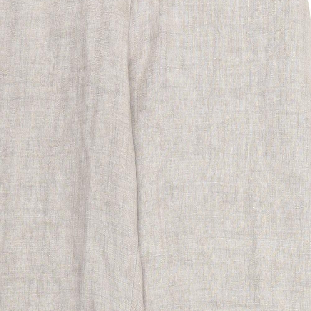 Marks and Spencer Womens Beige   Trousers  Size 12 L30 in