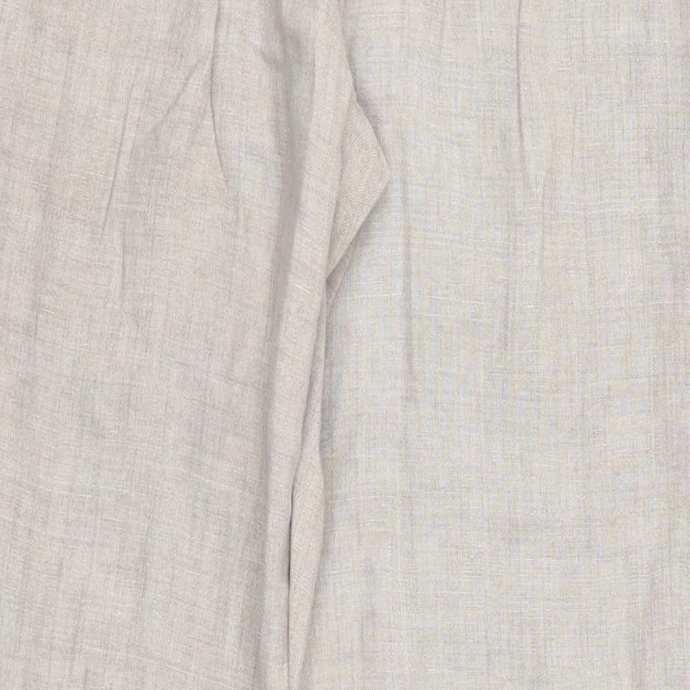 Marks and Spencer Womens Beige   Trousers  Size 12 L30 in