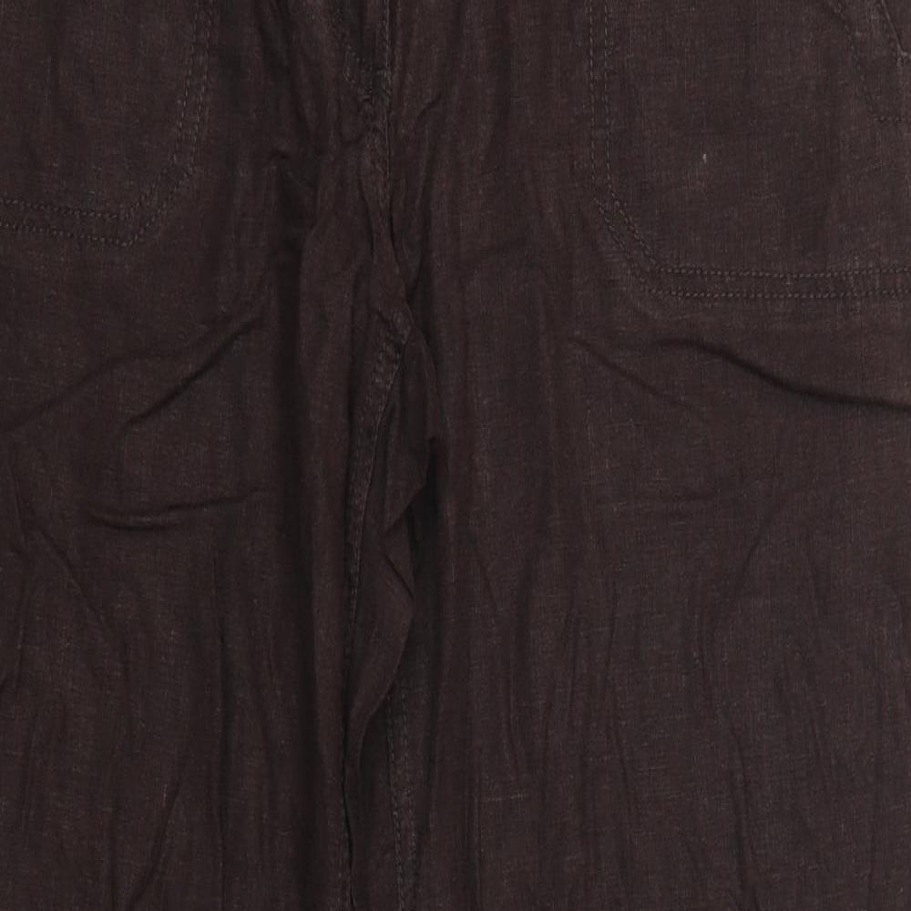 NEXT Womens Brown   Trousers  Size 10 L30 in