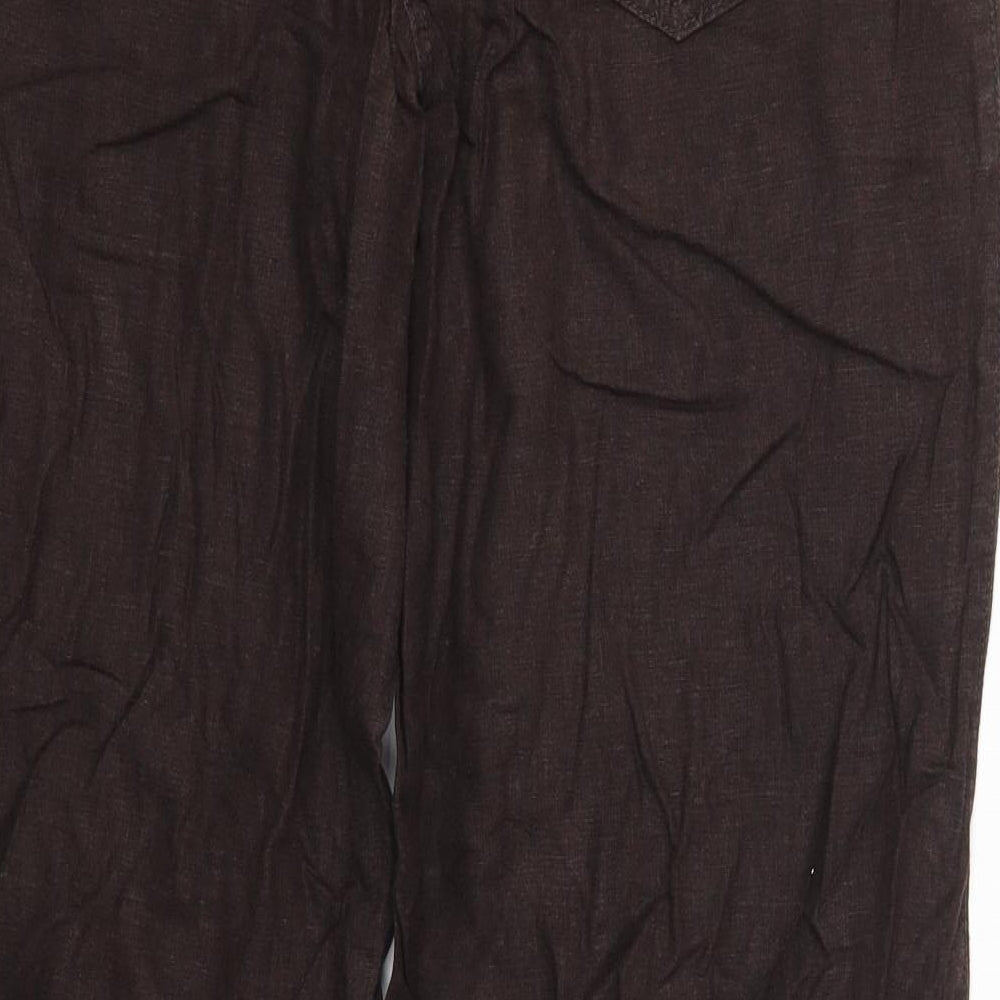 NEXT Womens Brown   Trousers  Size 10 L30 in