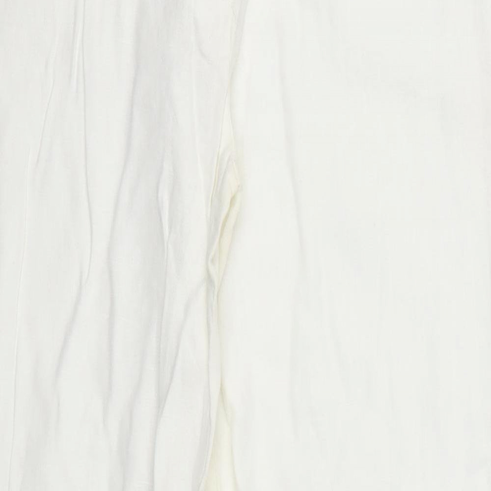 Atmosphere Womens White   Trousers  Size 8 L31 in