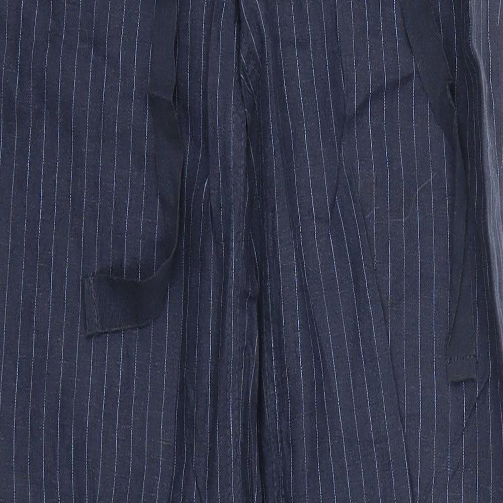 River Island Womens Blue Striped  Trousers  Size 6 L29 in