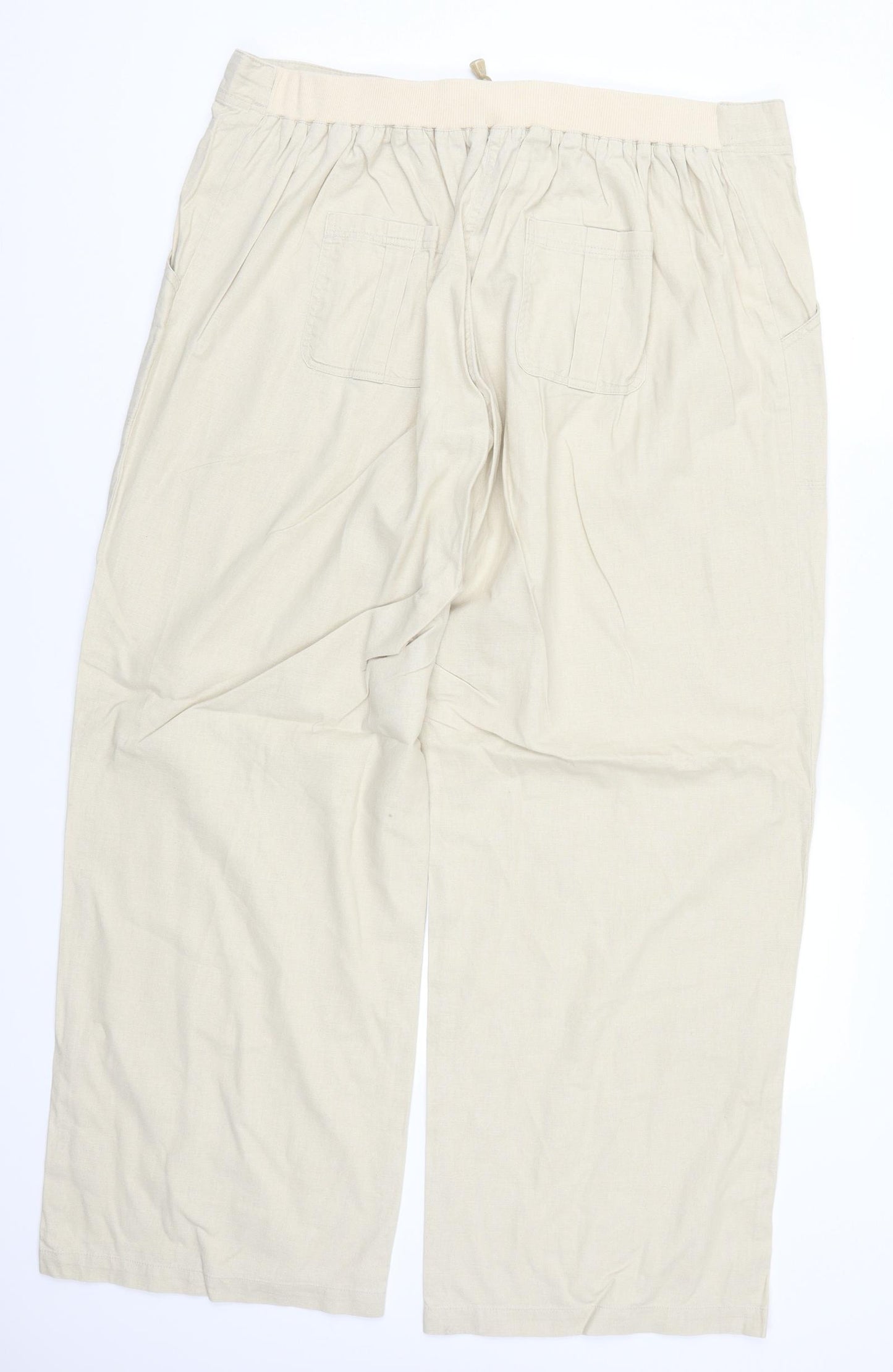 Jo Thirty Womens Beige   Trousers  Size 22 L28.5 in