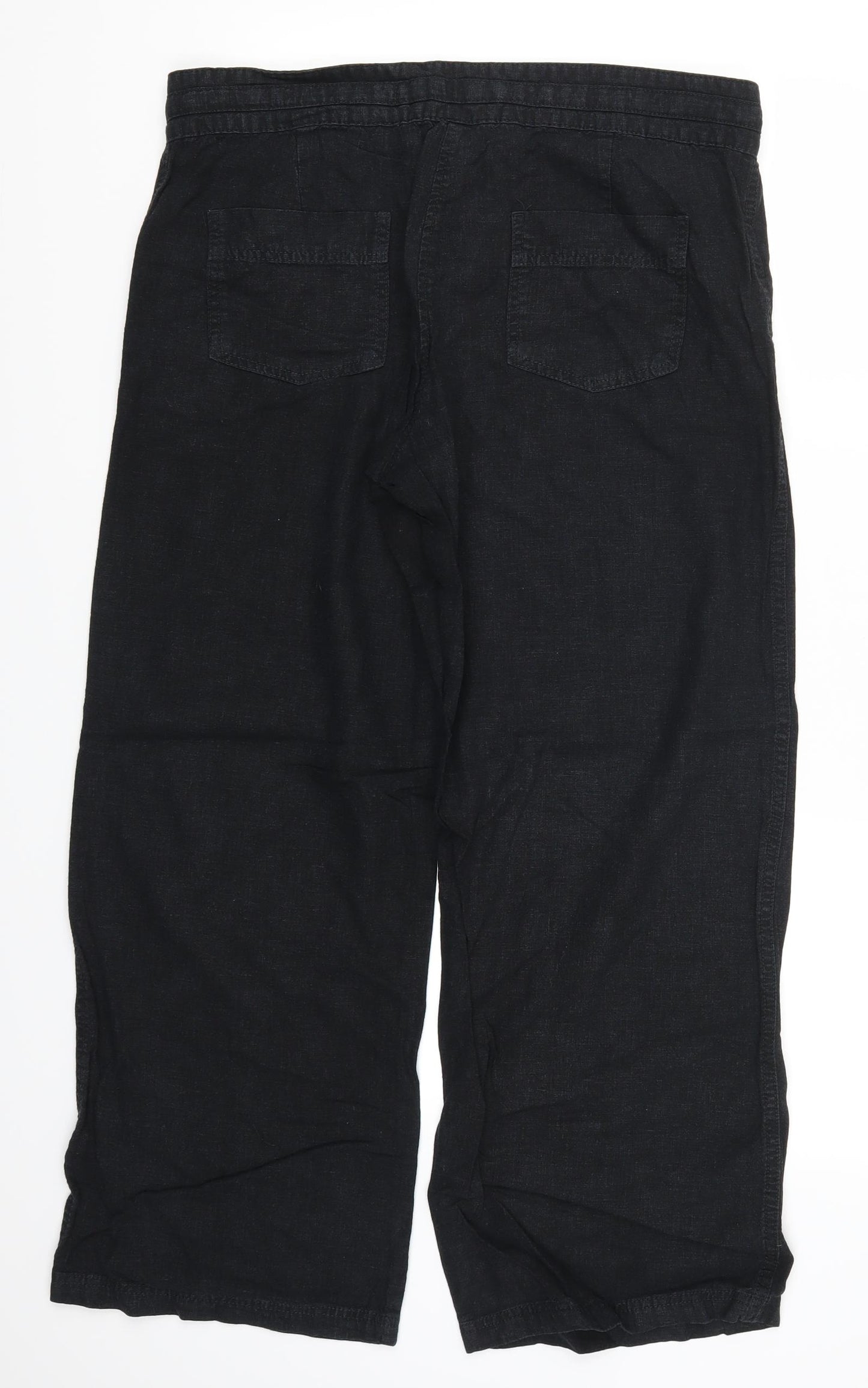 NEXT Womens Black   Trousers  Size 14 L28 in